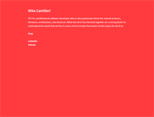 Tablet Screenshot of mikecamilleri.com